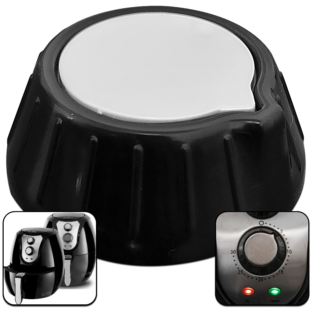 Botão do Timer para AiFryer Britânia Pró Saúde