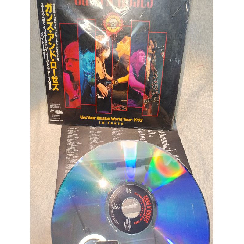 laser Disc Guns n' roses . use your illusion tour 1992 in Tokyo