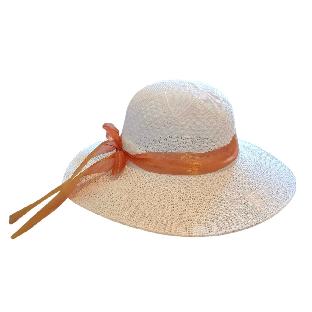 Chapéu de Praia Feminino Verão Palha Oncinha Bagé Cordão Dourado