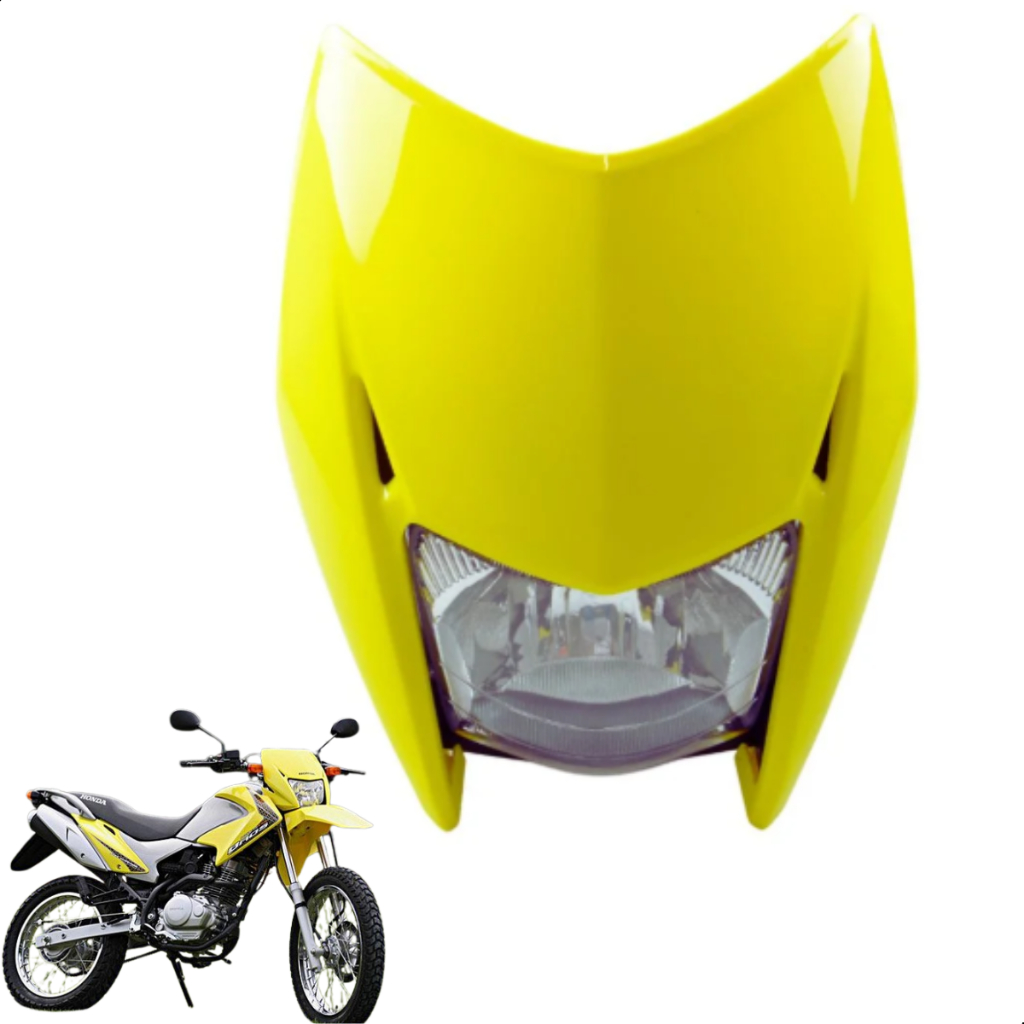 Kit Farol Completo E Carenagem Para Honda Bros 150 2009 a 2012 em Oferta na Shopee