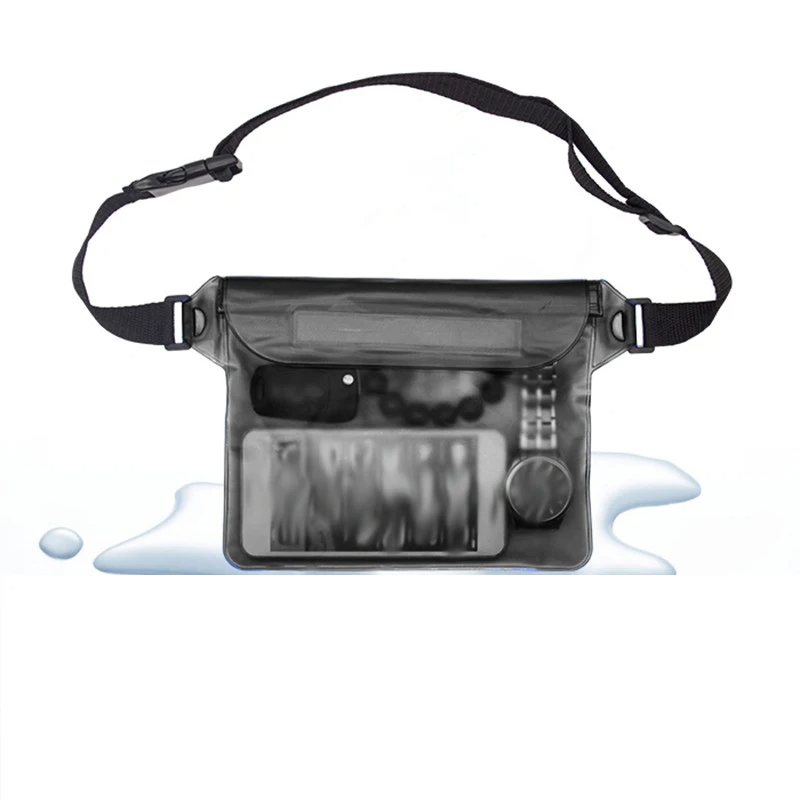 Bolsa De Praia Pochete Impermeavel Prova D'água Piscina Mar Porta Celular festa folia guarda objetos