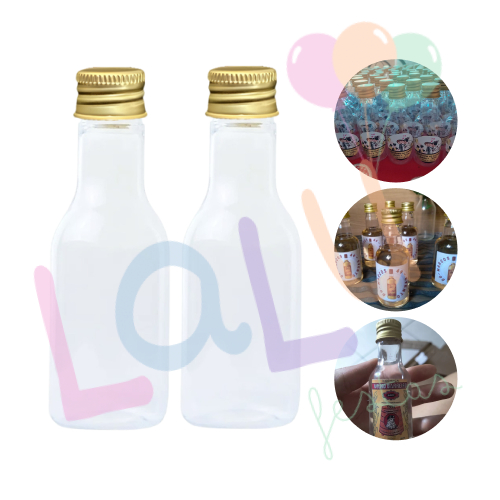 Kit 10/20/30/40/50/60/70/80/90/100 Garrafinhas 50ml Tampa Fechada Metal - Preço Imbatível em Oferta na Shopee