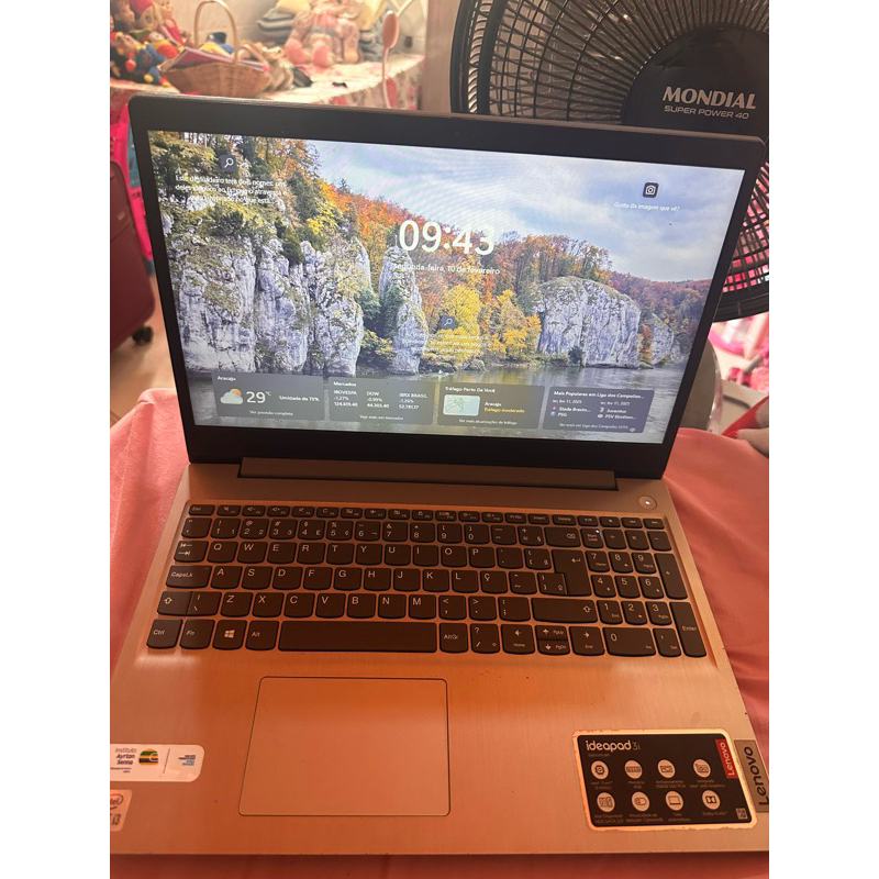 Notebook Lenovo Ideapad 3i | Intel Core i5 | SSD 256GB | Tela Antirreflexo