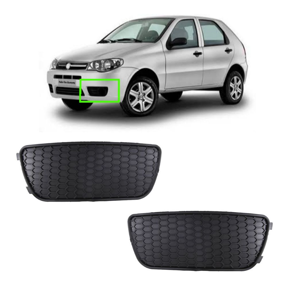 Moldura Do Farol De Milha Sem Milha Palio Celebration 2004 2005 2006 2007 Direito E Esquerdo Ou Par em Oferta na Shopee