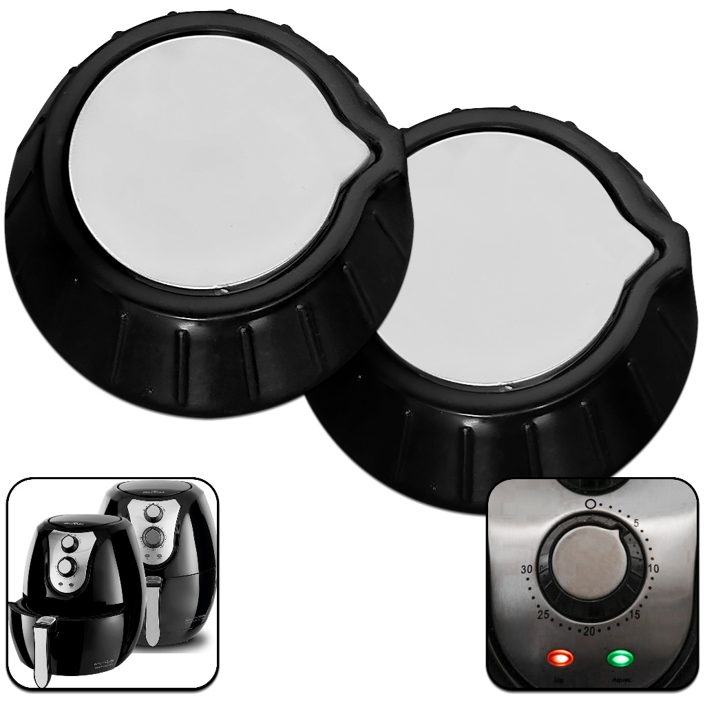 Botão do Timer para AiFryer Britânia Pró Saúde em Oferta na Shopee