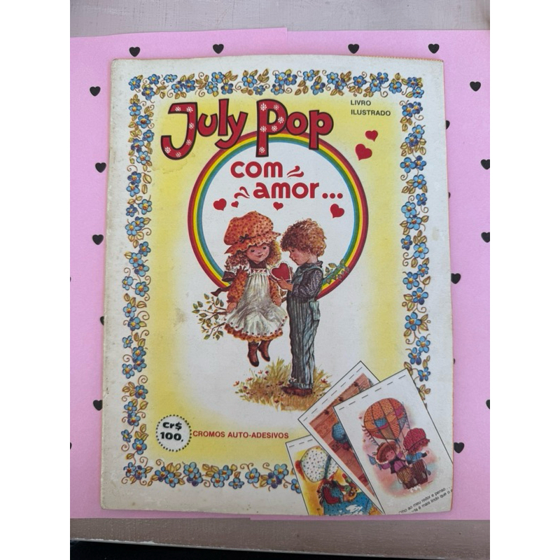 album figurinhas anos 90 july pop
