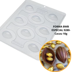 1~4 Forma Para Chocolate Bwb Com Silicone (3 Partes) 9280 - Cacau 10g (Conjunto) (CHOCO)