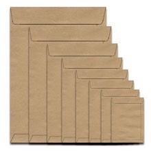 Envelope de Papel Pardo/Kraft Tamanhos diversos 5 unidades Foroni em Oferta na Shopee