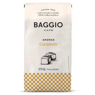 Café Torrado E Moído Caramelo Baggio Pacote 250g em Oferta na Shopee