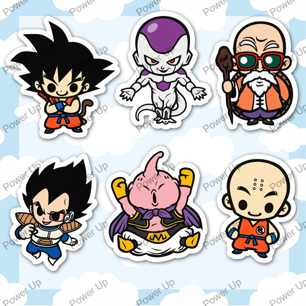 Kit Ímãs Anime Dragon Ball  - 6 unidades