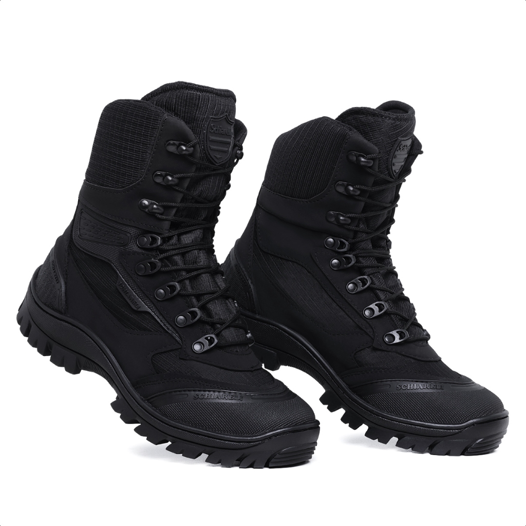Bota Coturno Militar Masculino Motociclista Resistente Barato Cano Médio Bota Coturno 930 em Oferta na Shopee