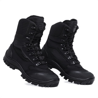 Bota Coturno Militar Masculino Motociclista Resistente Barato Cano Médio Bota Coturno 930 em Oferta na Shopee
