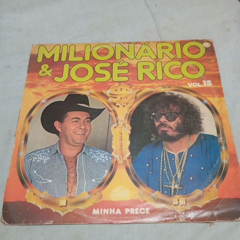 LP Milionário e José Rico Vol. 15 minha prece disco de vinil sertanejo