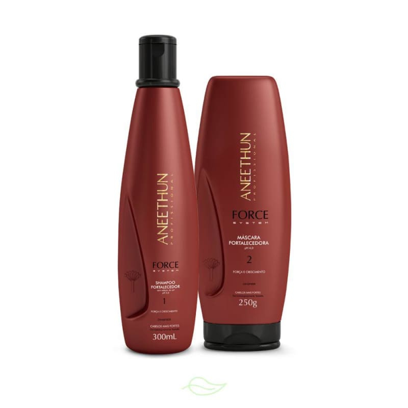 Kit Aneethun Force System - Shampoo 300ml e Máscara 250g