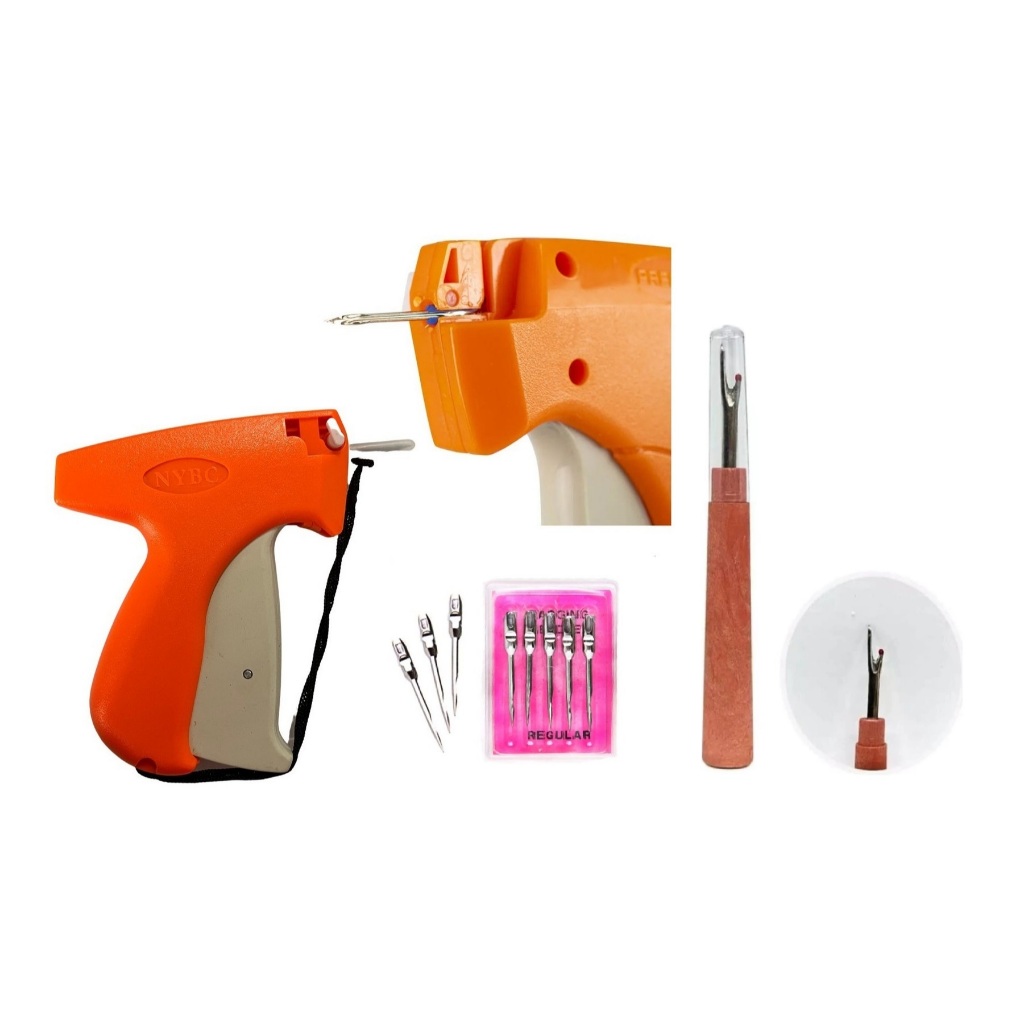 Kit Aplicador de Tags Tag Fix NYBC + 5 Agulhas de Reposição + Caseador + Abridor de Costura Lanmax