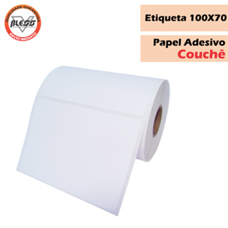 Etiqueta Couchê 100x70 em Oferta na Shopee