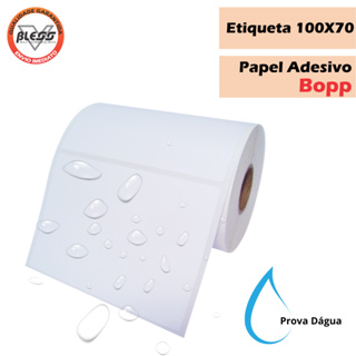 Etiqueta BOPP 100x70 - 05 Rolos em Oferta na Shopee
