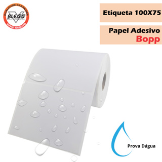 Etiqueta BOPP 100x75 - 05 Rolos em Oferta na Shopee