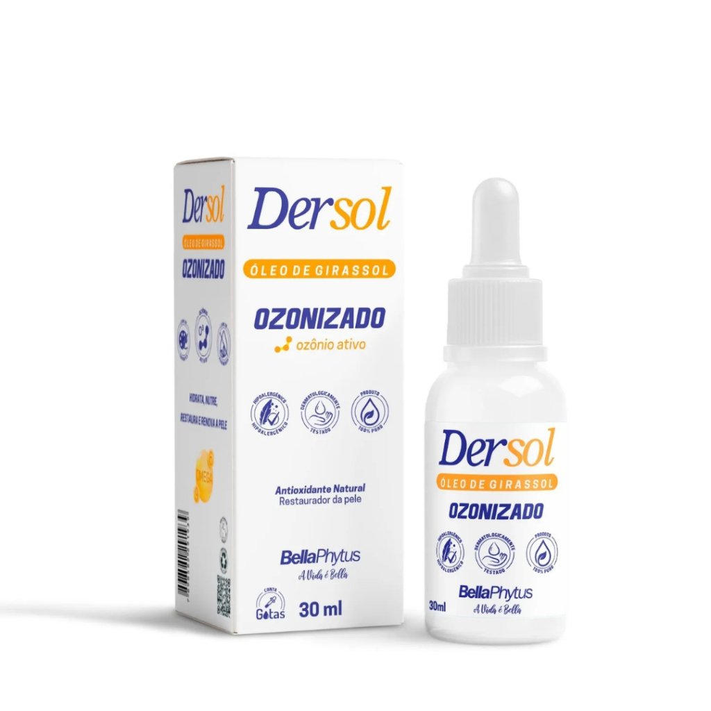 ÓLEO DE GIRASSOL DERSOL OZONIZADO 30ML
