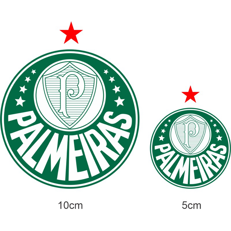 Emblema palmeiras adesivo termocolante em DTF para tecidos