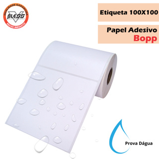 Etiqueta BOPP 100x100 em Oferta na Shopee