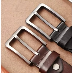 Cinto de Fivela de Retro para Homens - Cinto de Moda Casual de Alta Qualidade