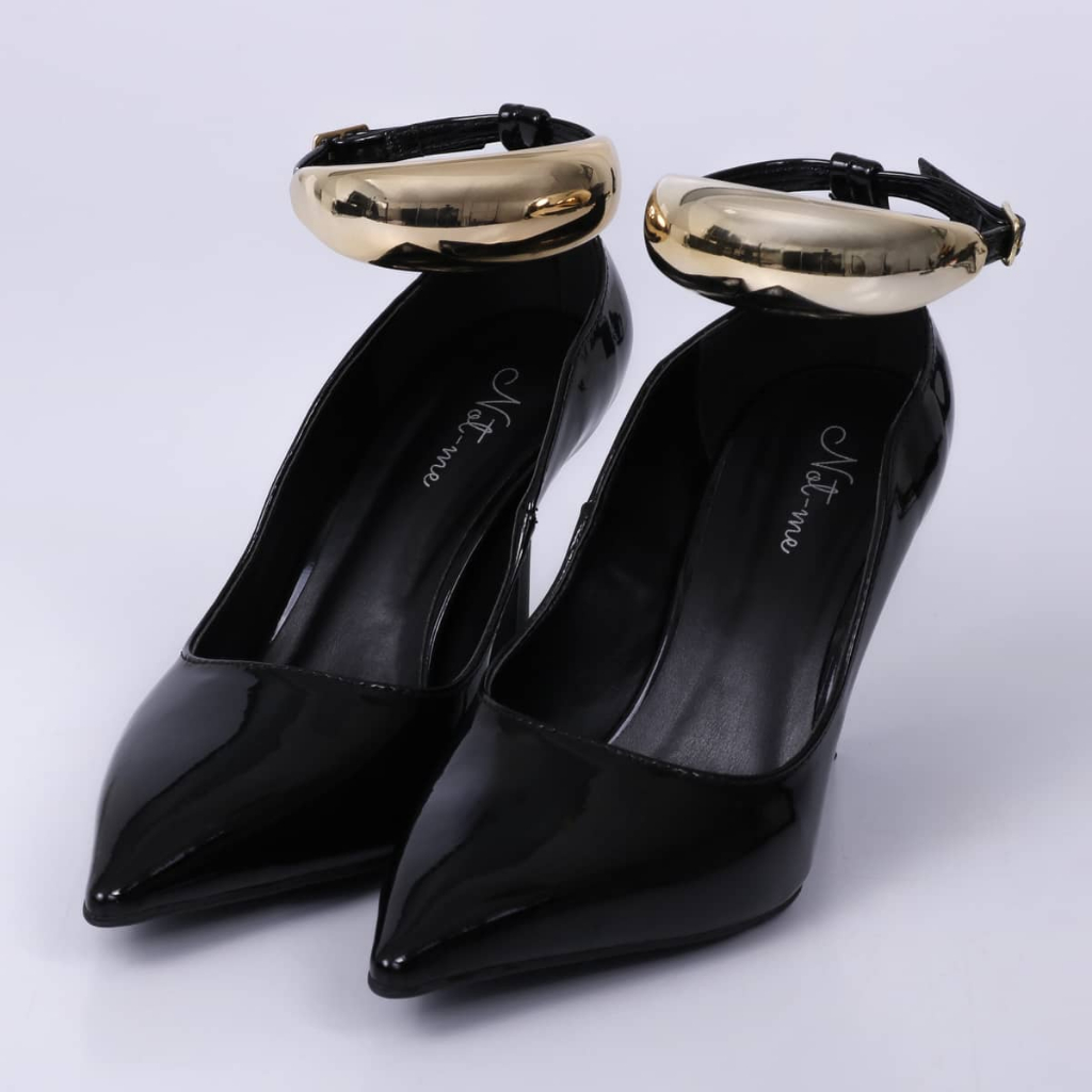 Scarpin Cassandra Feminino Bico Fino Verniz Salto Alto Sofisticado e Elegante Diversas Cores Notme