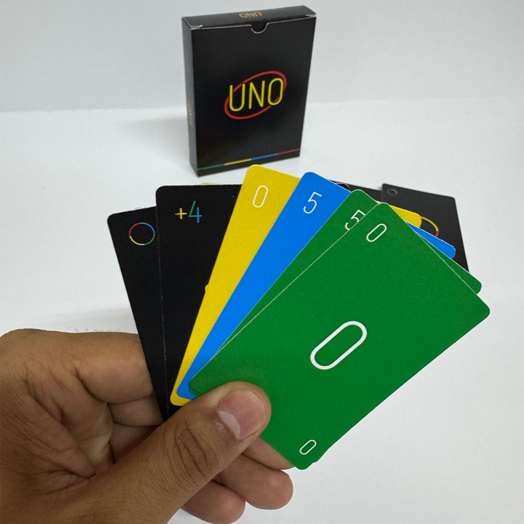 Jogo de Cartas Uno Minimalista com 112 Cartas