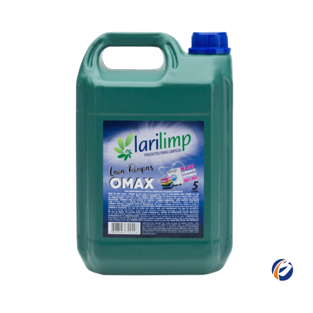 Lava Roupas Líquido Omax Larilimp - 5L - Home & Living
