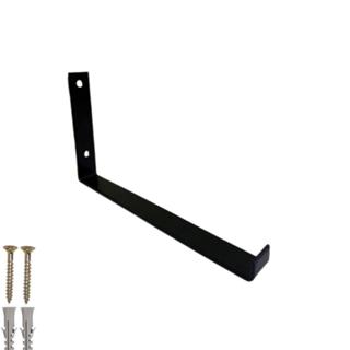 Suporte Mão Francesa Invertida Ferro Reforçado Vários tamanhos Suporta até 10kg em Oferta na Shopee