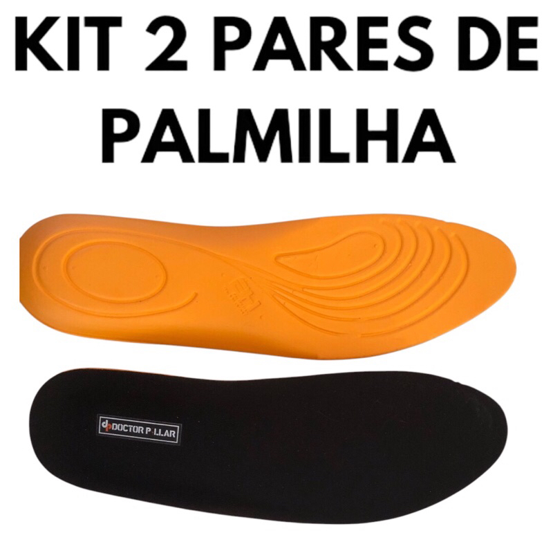 KIT 3 Palmilha Ortopédica Amortecedora de tenis masculino de corrida sapatenis. KITS 3 2 E 1 PAR