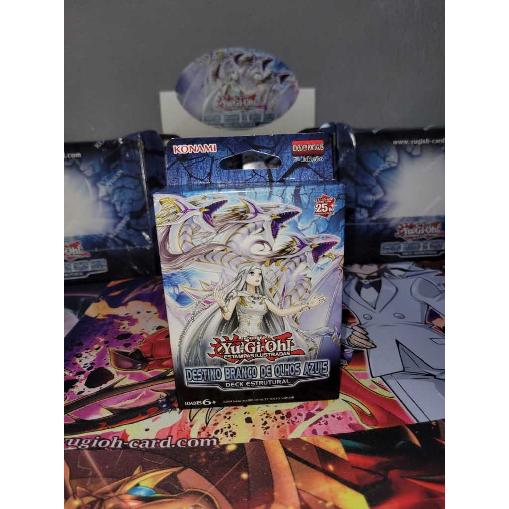 Yugioh - Structure Deck Blue-Eyes White Destiny (Baralho Estrutural Destino Branco de Olhos Azuis)