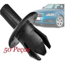 KIT 50 PEÇAS GRAMPO FIXACAO DO PARACHOQUE/ PARALAMA GM CELTA 01/ AGILE 10/ ASTRA 99/11 CORSA 94/ KADETT 89/98 MERIVA 03/
