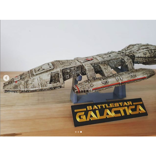 Battlestar Galactica – Réplica da Nave Espacial - 40 Cm
