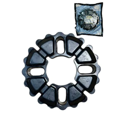 Bucha Borracha Coxim Coroa Cg Titan Fan 150 Cg Titan Fan 160