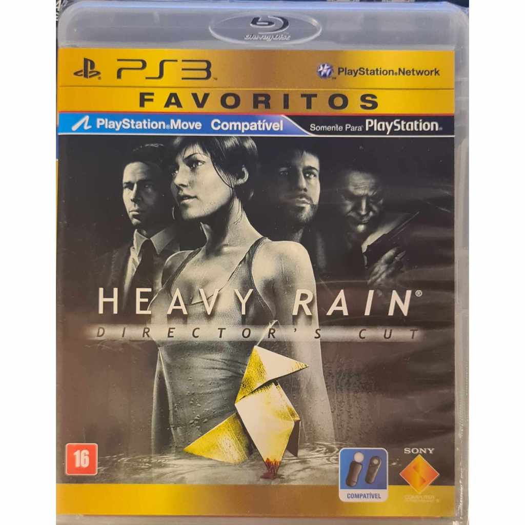 Heavy Rain Director´s Cut Ps3 - Original, Mídia Física (Lacrado)