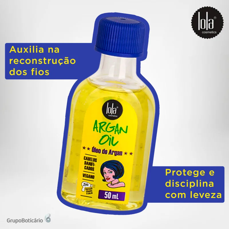Lola Cosmetics Argan Oil - Óleo Capilar 50ml