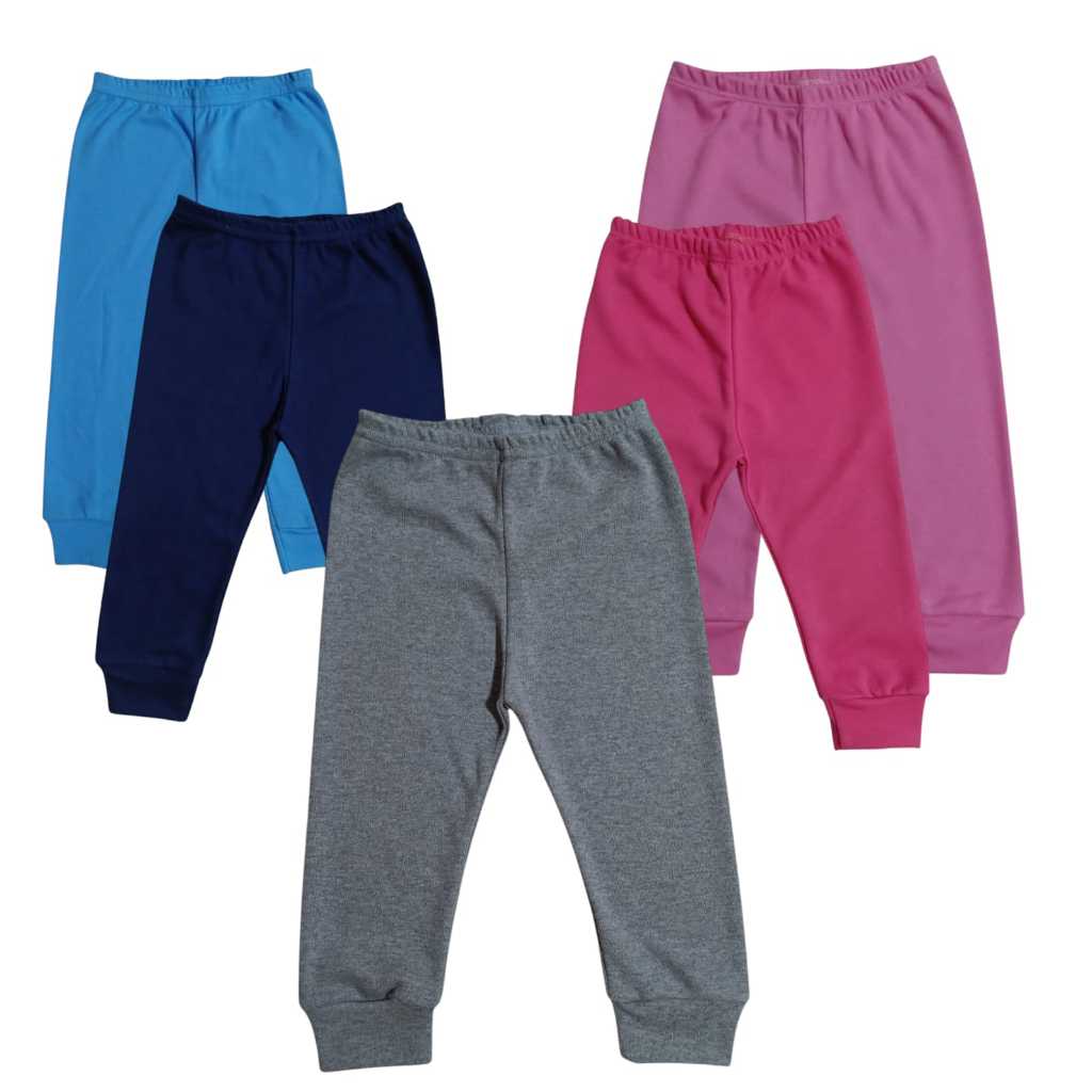 kit Calças Tipo Mijão Malha 100% Algodão RN P M  G 1 2 e 3 Anos