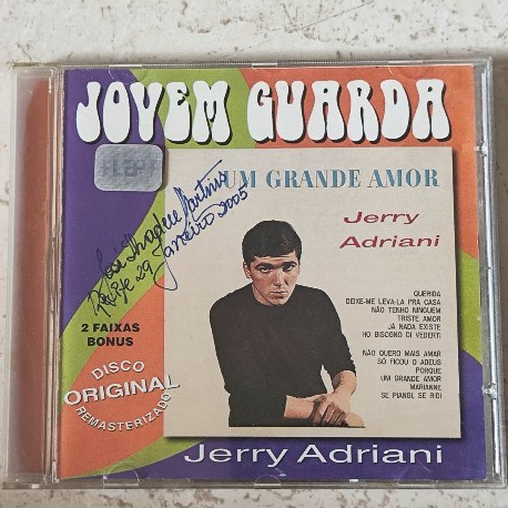 CD Jerry Adriani - Um Grande Amor - Jovem Guarda