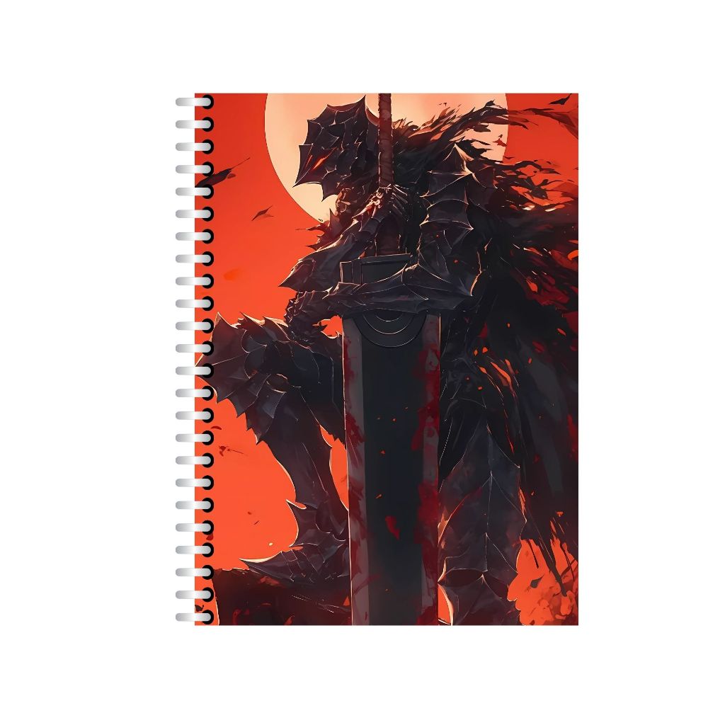 Caderno anime Berserk Personalizado