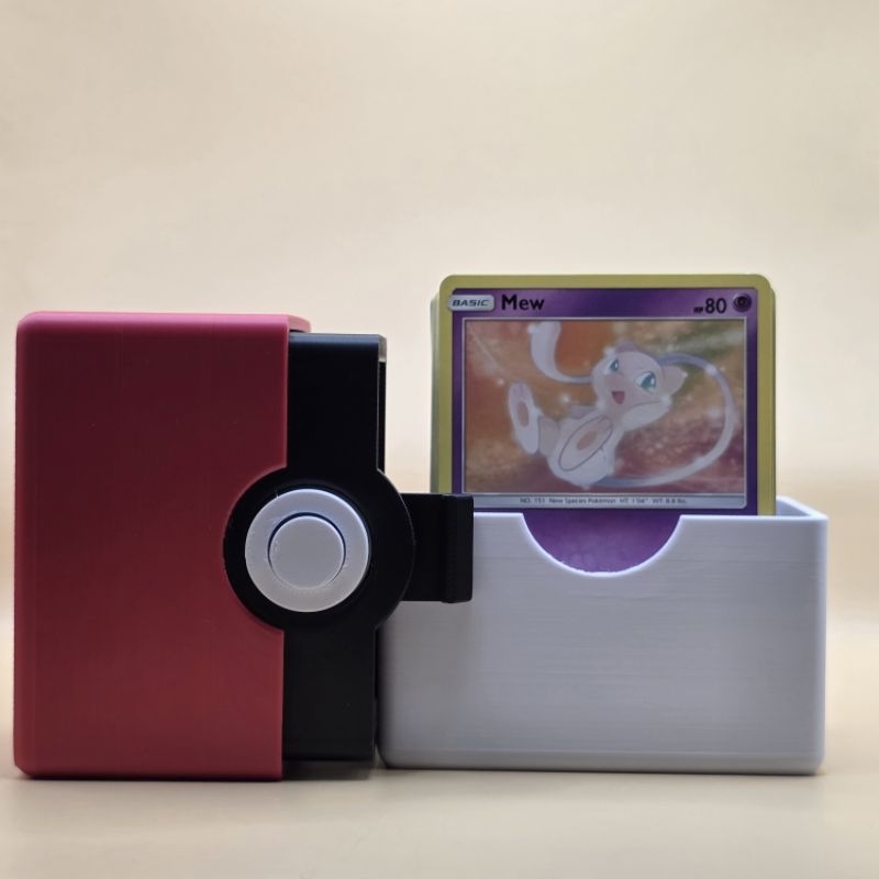 Deck Box Pokémon TCG - Pokébola | para até 120 Cartas com Sleeves