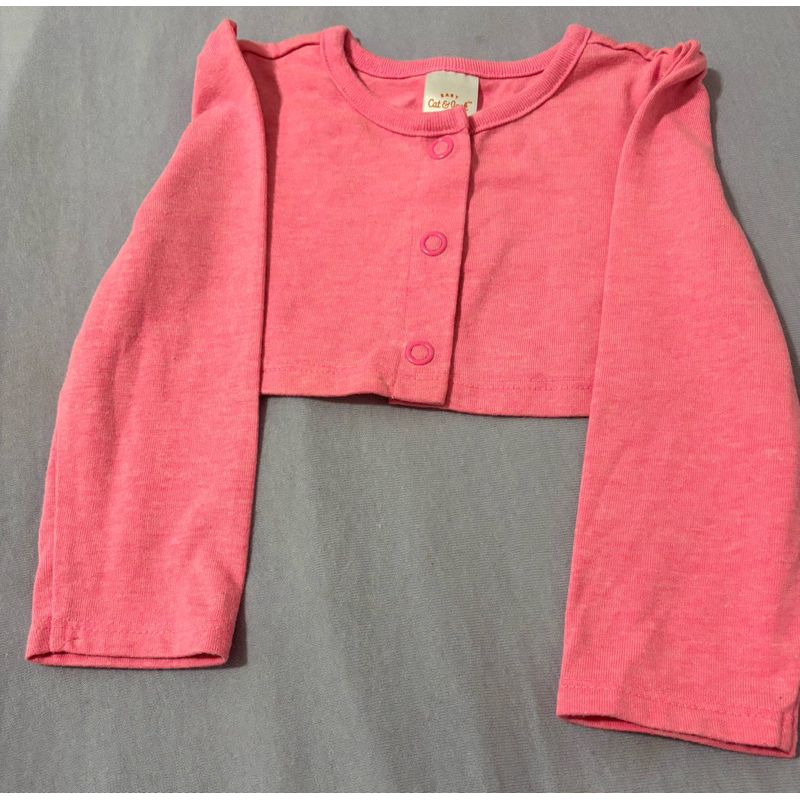 Casaco cardigã manga comprida Cat & Jack - 18 meses (USADO)