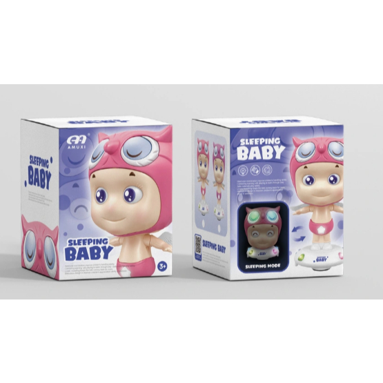 Brinquedo musical dançante para bebês dormindo para crianças pequenas, cabeça para cima e para baixo enquanto dança, doi