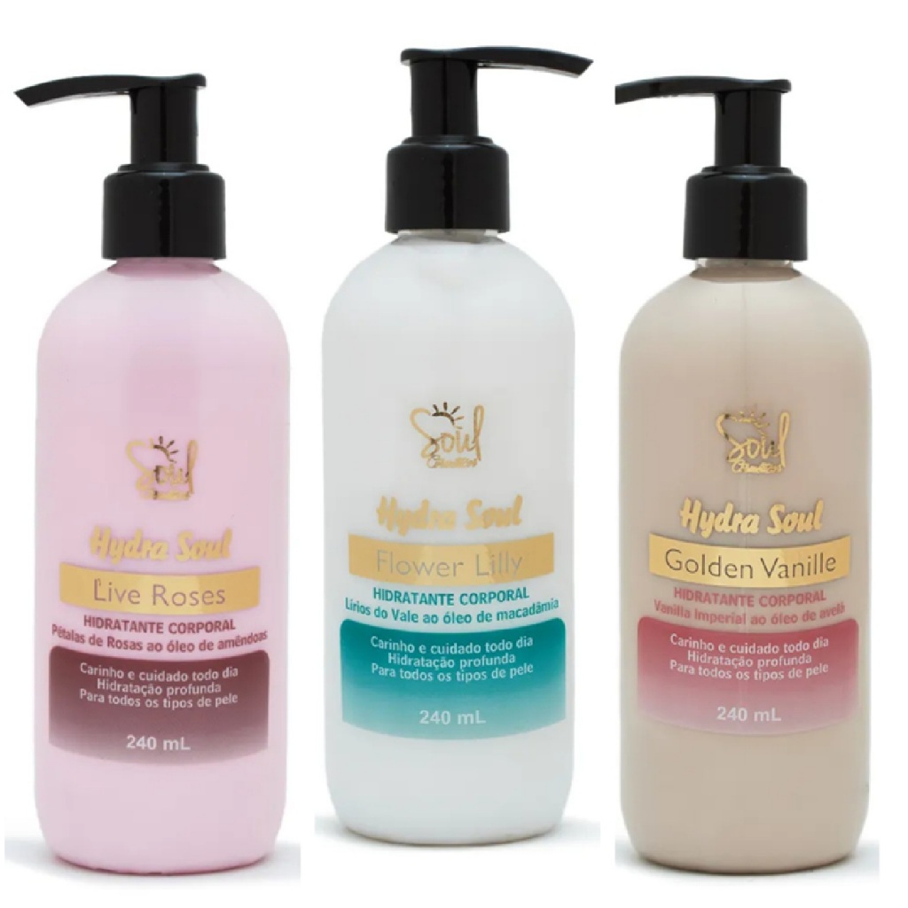 Hidratante Corporal Hydra Soul 240 ml Soul Cosméticos