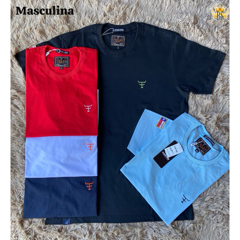 Camiseta Gola O Da TF Country Masculina Com Uma Qualidade Premium