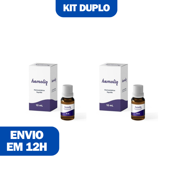 Kit 2 Soluções Hemostática Hemoliq - Maquira