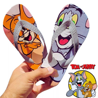 Chinelo Infantil Crianca Menino Sandalia de Dedo Super Heróis ton e jerry juvenil tamanhos 25 ao 36 em Oferta na Shopee