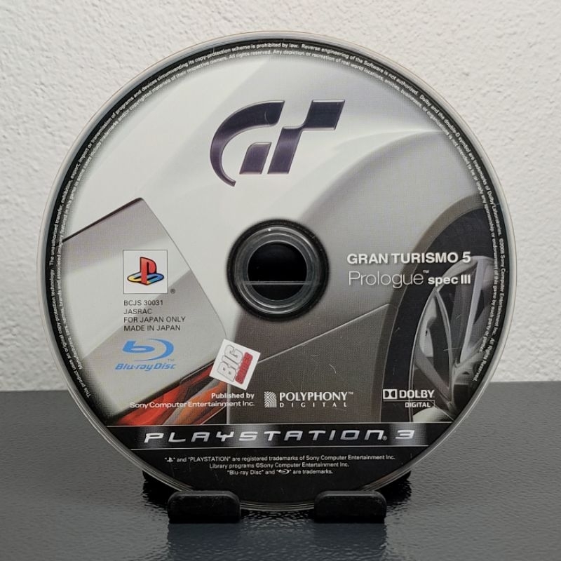 Gran Turismo Prologue Spec 3 PS3 Original