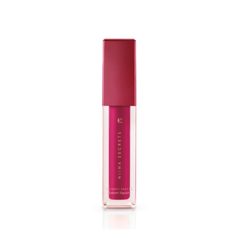 Batom Líquido Niina Secrets Skinny Matte 5ml Eudora Cor Pink Peônia,Terracota Orquídea,Vermelho Hibisco ou Rose Gardênia