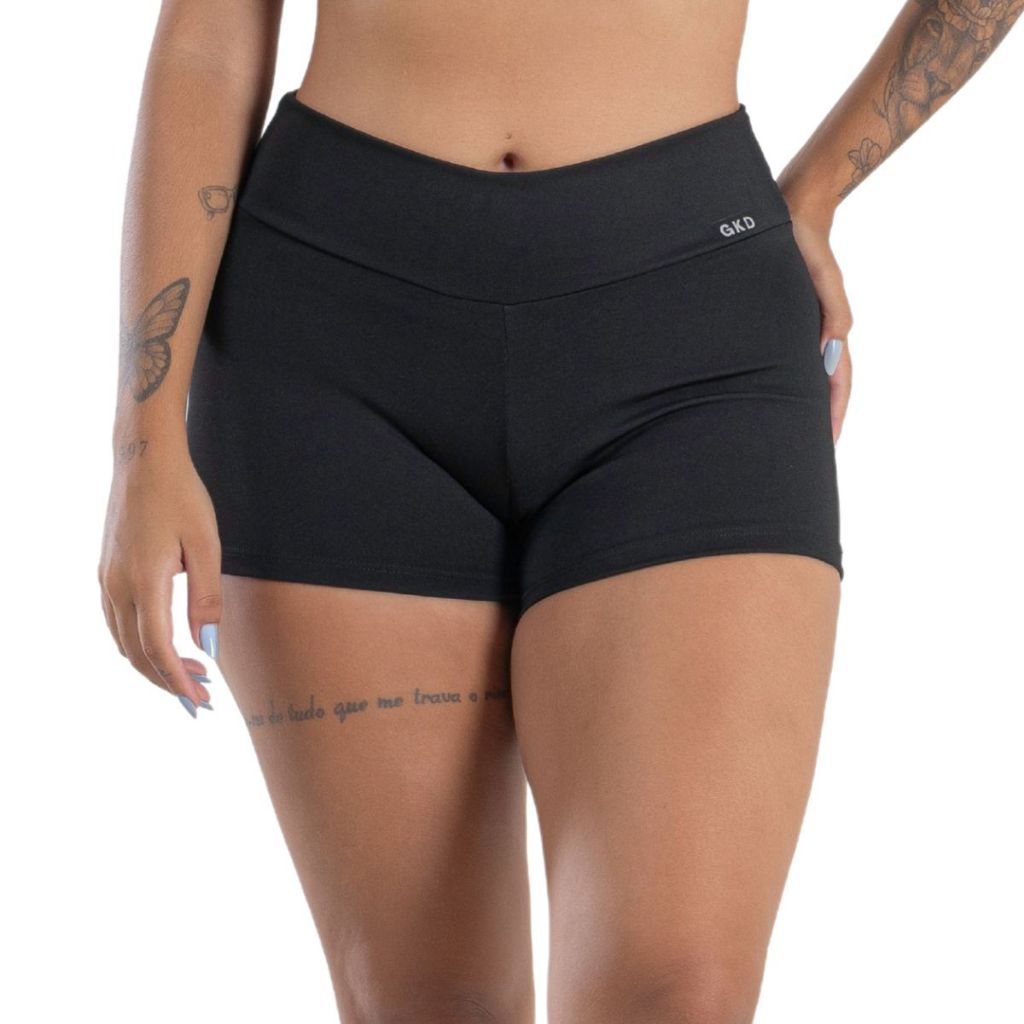Short Feminino Academia Fitness Zero Transparência - GKD Original em Oferta na Shopee